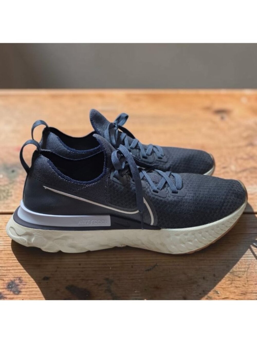 Nike React Infinity Run Flyknit Blue Fox CD4371-401 Men's Size 10.5 Running Shoe